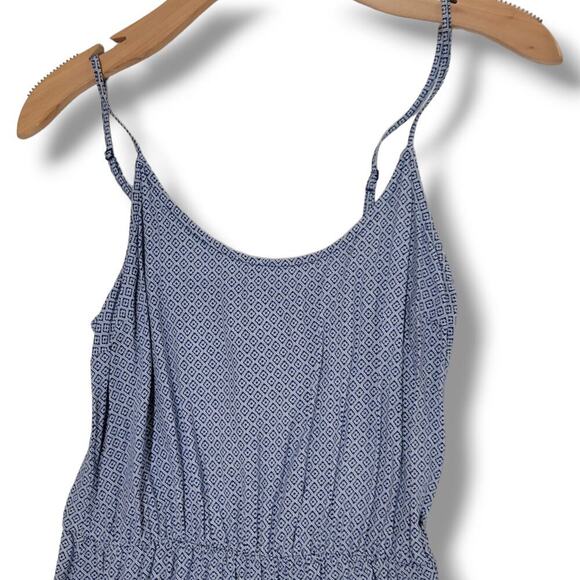 Old Navy Blue Printed Spaghetti Strap Cami Dress – Size - Picture 2 of 9